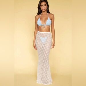 New With Tags- Montce bows lace natalia skirt size medium